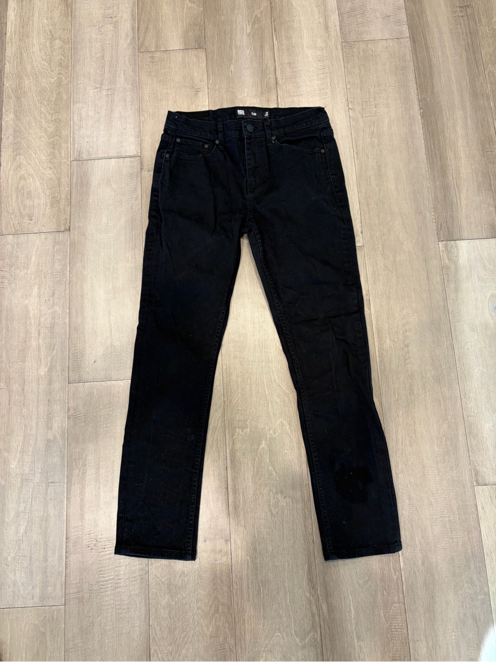RSQ Men's Black Slim Straight Jeans